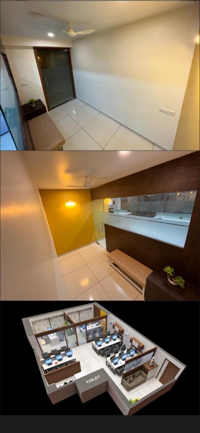 Office 1175 Sq. Ft. Commercial Office for Rent in Jagatpur Ahmedabad - Media 5