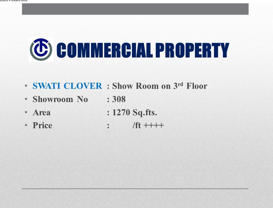 Showroom 1270 Sq. Ft. Showroom Second Floor for Sale in Shilaj Ahmedabad