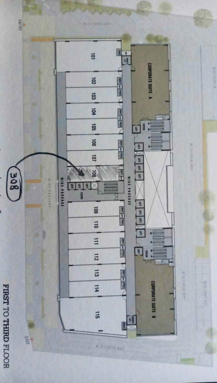 Showroom 1270 Sq. Ft. Showroom Second Floor for Sale in Shilaj Ahmedabad - Media 2